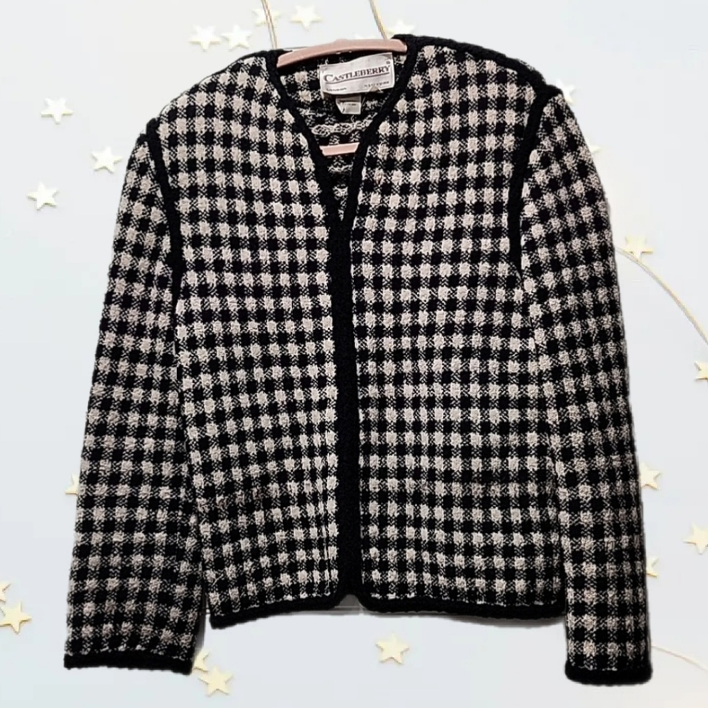 Vintage Houndstooth Top